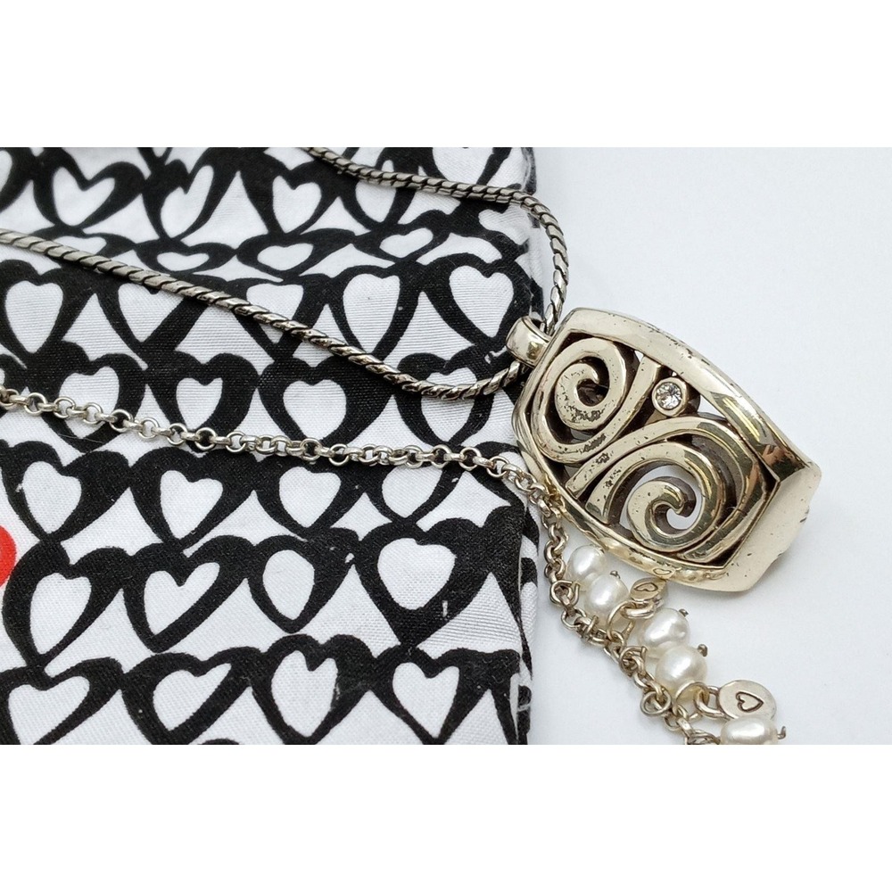 Brighton Jewelry Lot – 4 Pieces + 2 Pouches – Necklaces Watch Bracelet Charms - Picture 5 of 5